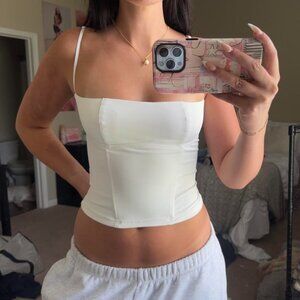 Edikted Women's White Crop-top